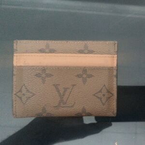 Louis Vuitton Classic Monogram Wallet in Brown and Cream